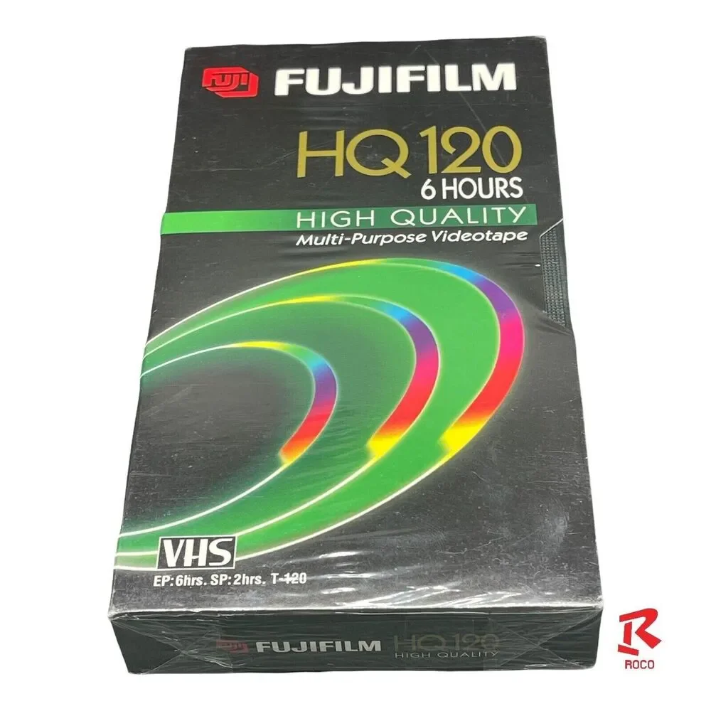 Fuji Film VHS Blank Video Tapes 6 hours HQ 120 High Quality